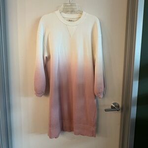 Madewell Dip-Dye Ombré Mini Dress
